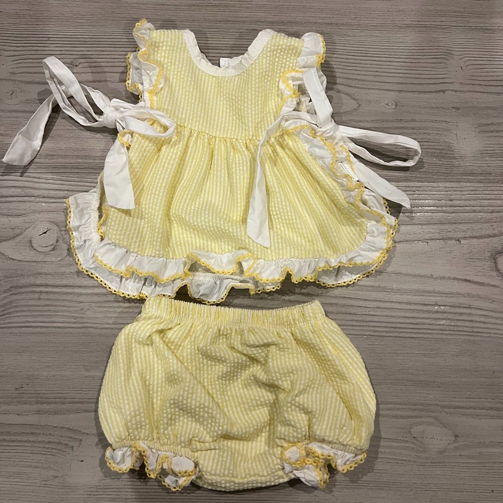 Yellow and White Set for Baby